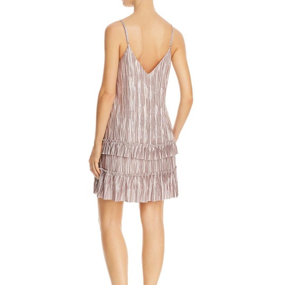 Lost + Wander Silver Mini Cocktail Dress - Picture 2 of 7